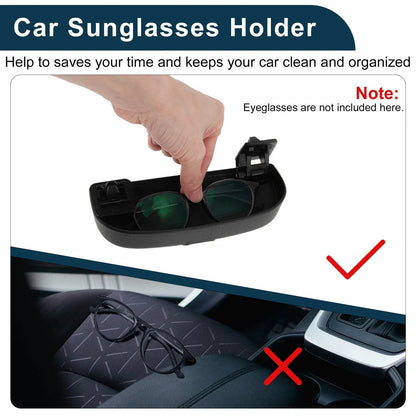 Sunglasses Case for Mercedes-Benz E Class Eyeglasses Holder Storage Black