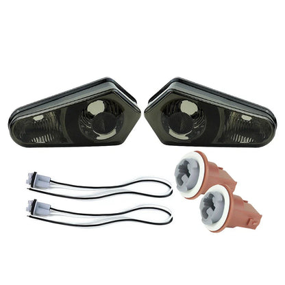 Black Tail Light Covers for Polaris RZR 800, Sportsman 500 (2005-2014)
