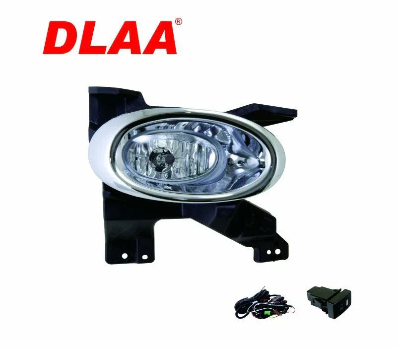 Fog Lamp Driving Light H11 55W Chrome Cover for Honda City (2009-2011)