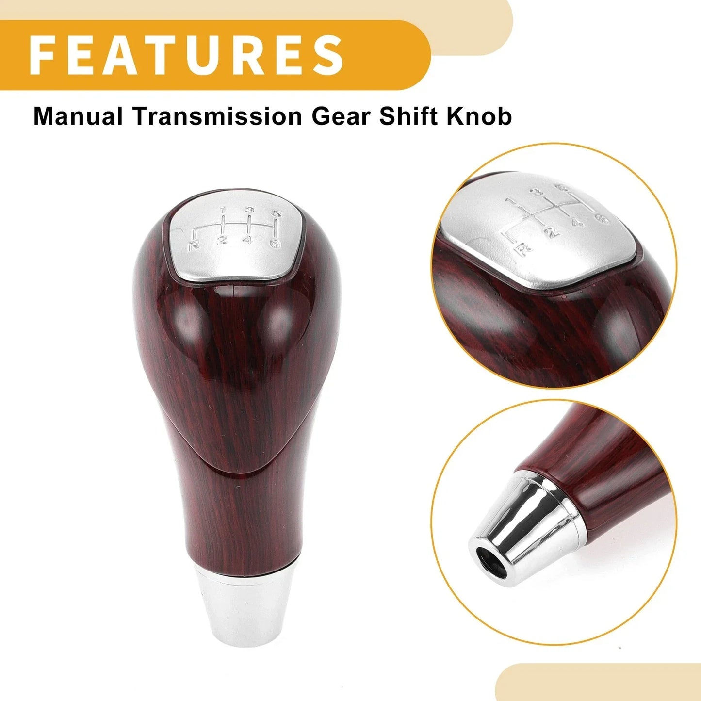 6 Speed Gear Shifter Knob for Mercedes-Benz C-Class (1993-2000)
