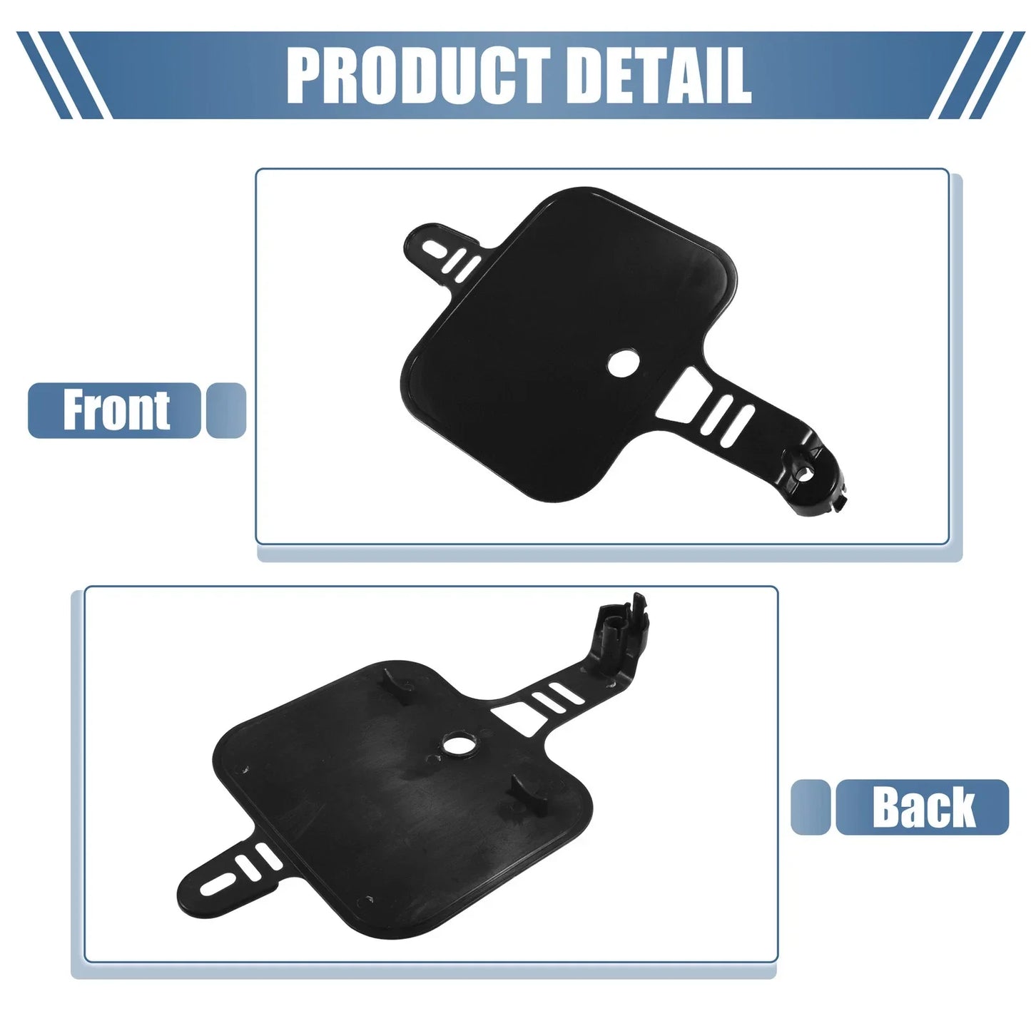Motorcycle Number Plate Replacement Black for Honda XR CRF XR50 CRF50 (2000-2023)