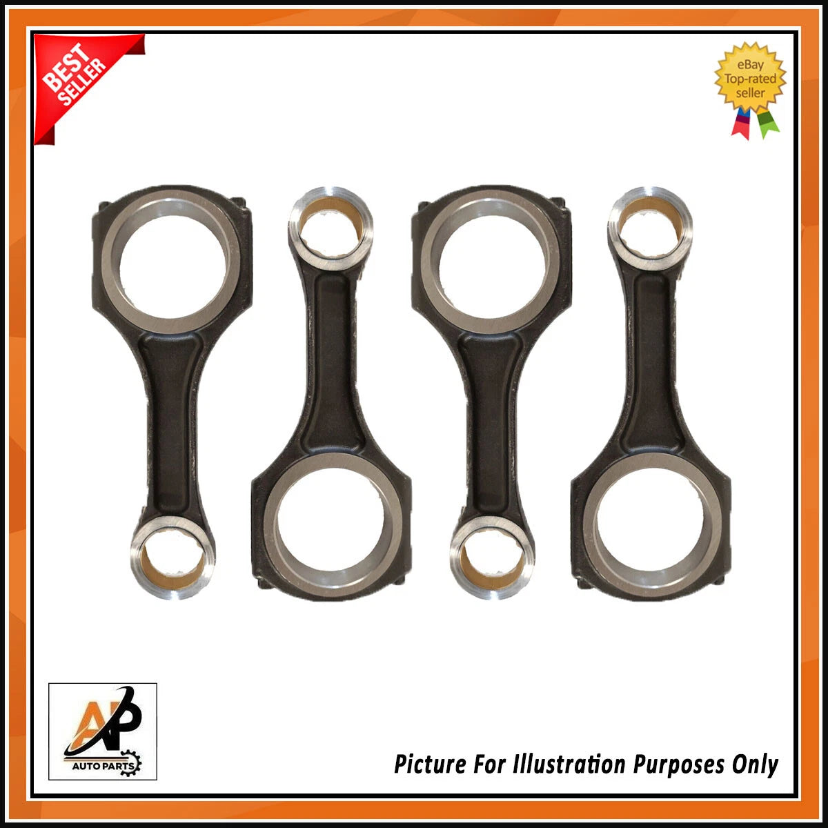 Connecting Rod Set Heavy Duty for Mercedes Sprinter Vito V Class 2.2L (2003–2017)