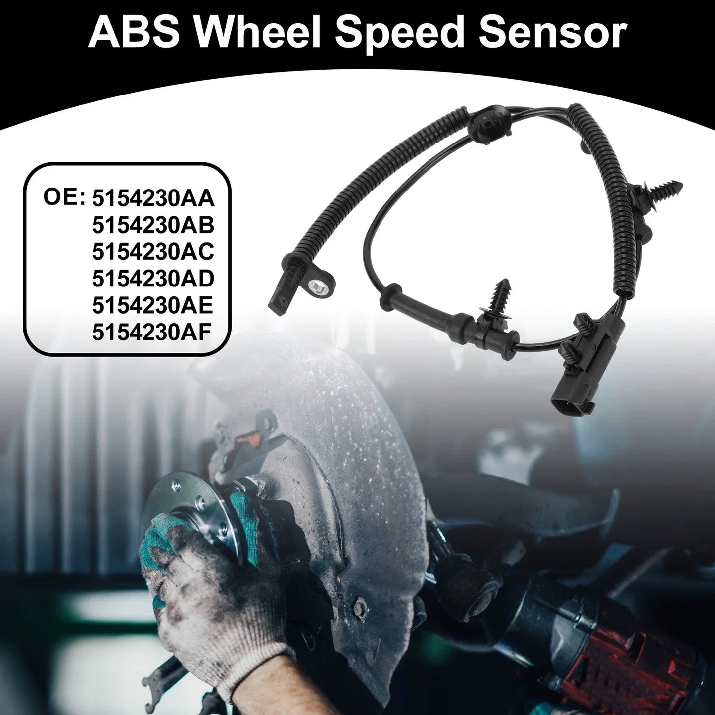 ABS Wheel Speed Sensor Kit for Dodge - 1 x Rear Left/Right ()