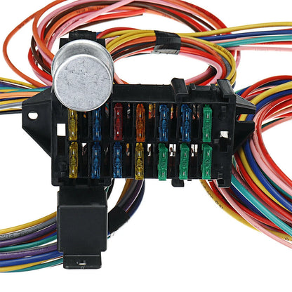 14 Circuit Wiring Harness for Universal Hot Rod XL Wires