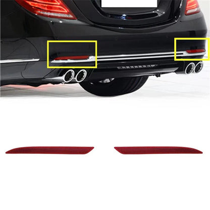 Rear Bumper Reflector Lights for Mercedes Benz S-Class (2006-2023)