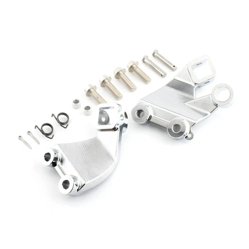 Rider Footrest Pegs Mount Bracket for Yamaha Vmax 1200 VMX1200 (1985-2007)