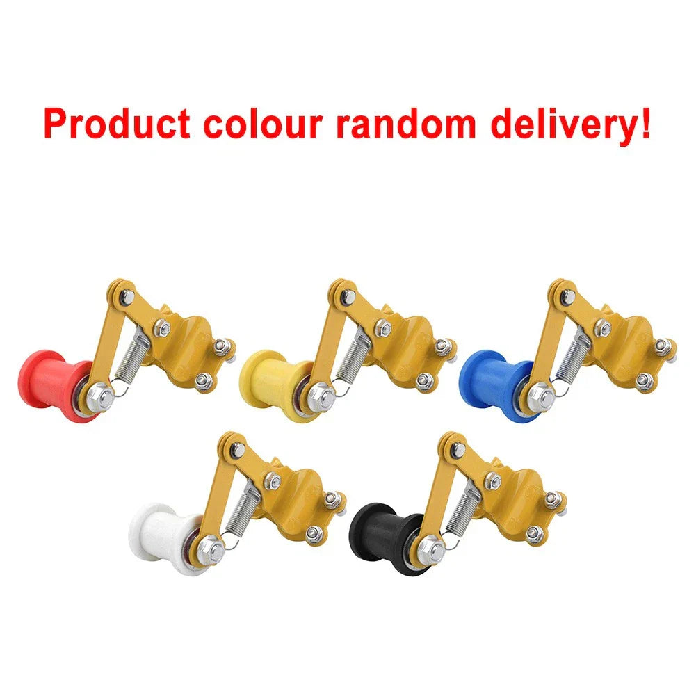 Bolt-On Chain Tensioner & Roller Adjuster for Motorcycle ATV Dirt Bike Black/Blue