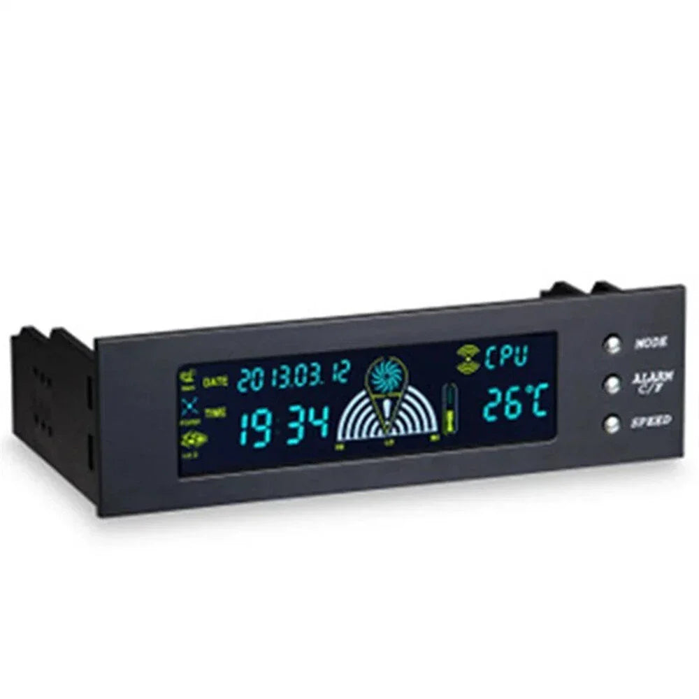 5.25" 12V PC Computer Fan Controller 3 Speed LCD Display