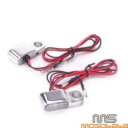 Mini LED Turn Signal Lights for Suzuki Boulevard M50 M90 Kawasaki Ninja 500 1000