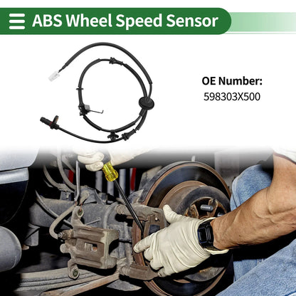 ABS Wheel Speed Sensor for Hyundai Elantra 2013-2014 (2 x Sensors)