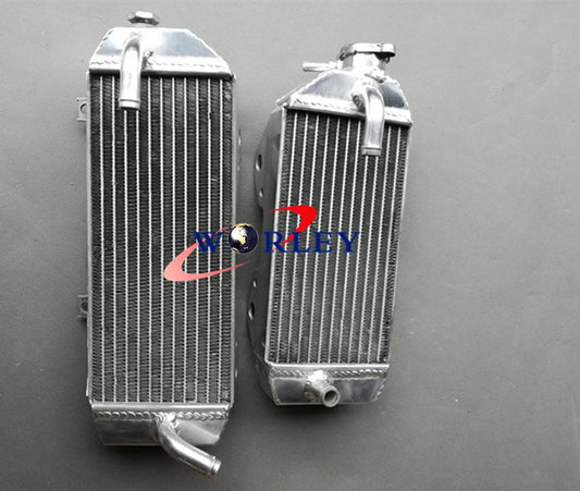 Aluminum Radiator + Silicone Hose for Kawasaki KX250F KXF250 (2017-2018)
