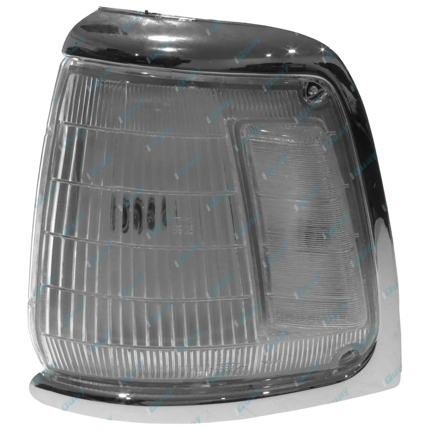 LH Chrome Corner Light W/ Clear Hump for Toyota Hilux LN85 RN85 4cyl 2.4L 91-97