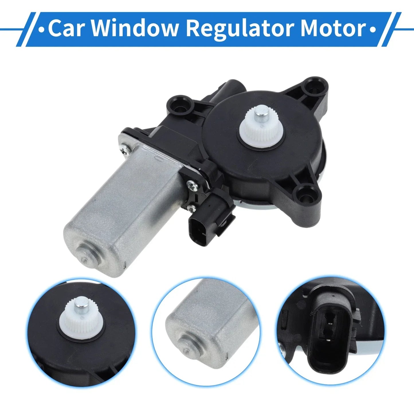 Power Window Regulator Lift Motor for Hyundai Tucson 1.6L L4 (2016-2018)