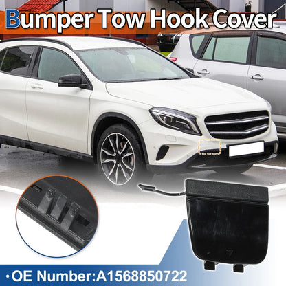 Front Bumper Tow Hook Cover for Mercedes-Benz GLA X156 (2014-2020) Black