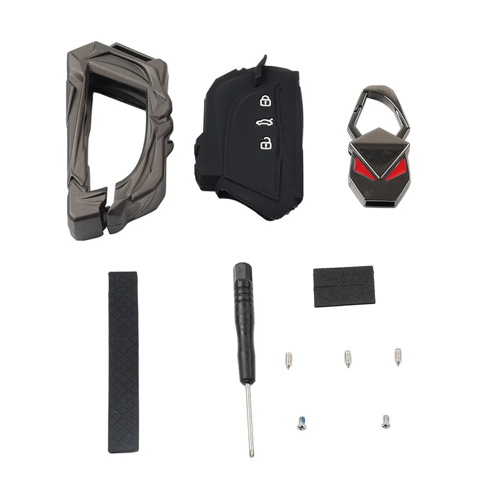 Black 3-Button Key Shell Cover Fob for Cupra Formentor (2021-2025)
