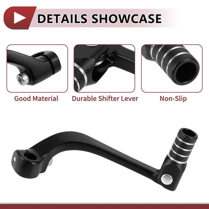 Folding Motorcycle Gear Shifter Lever for Honda CRF110F (2013-2018) Black