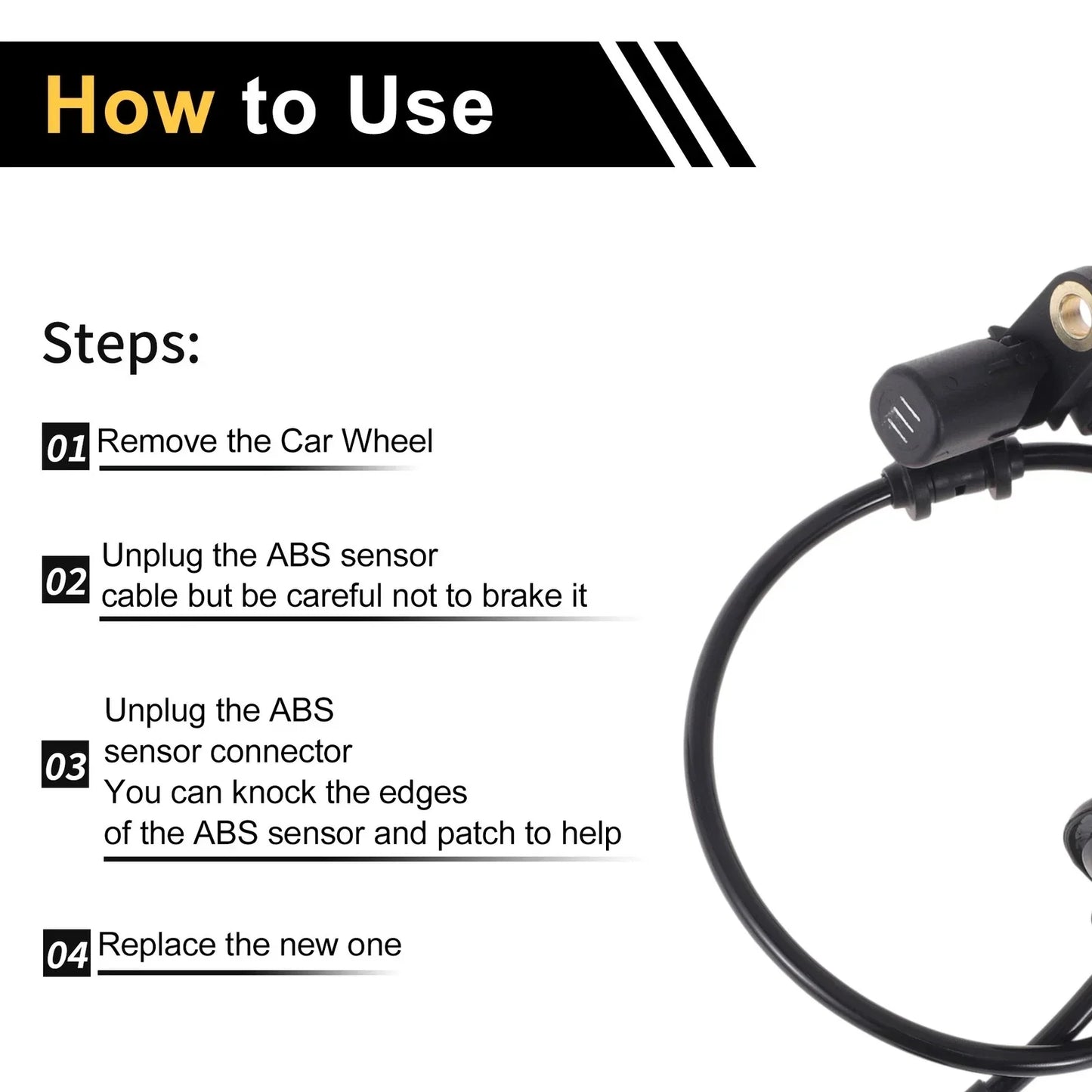 ABS Wheel Speed Sensor for Mercedes-Benz R170 (1996-2004)