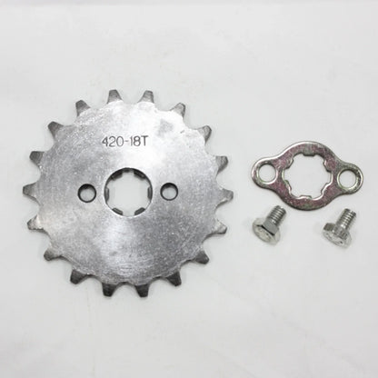 18T 17mm Front Sprocket Cog for PIT TRAIL QUAD DIRT BIKE ATV BUGGY