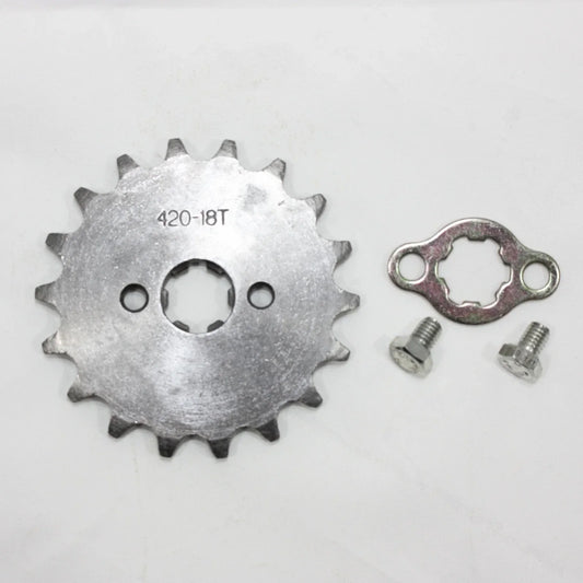 18T 17mm Front Sprocket Cog for PIT TRAIL QUAD DIRT BIKE ATV BUGGY