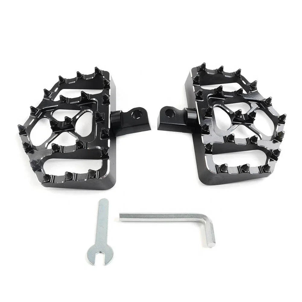 Wide Red Foot Pegs for Harley Touring Sportster Softail Dyna