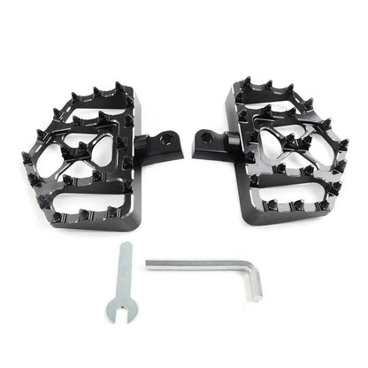 Wide Red Foot Pegs for Harley Touring Sportster Softail Dyna