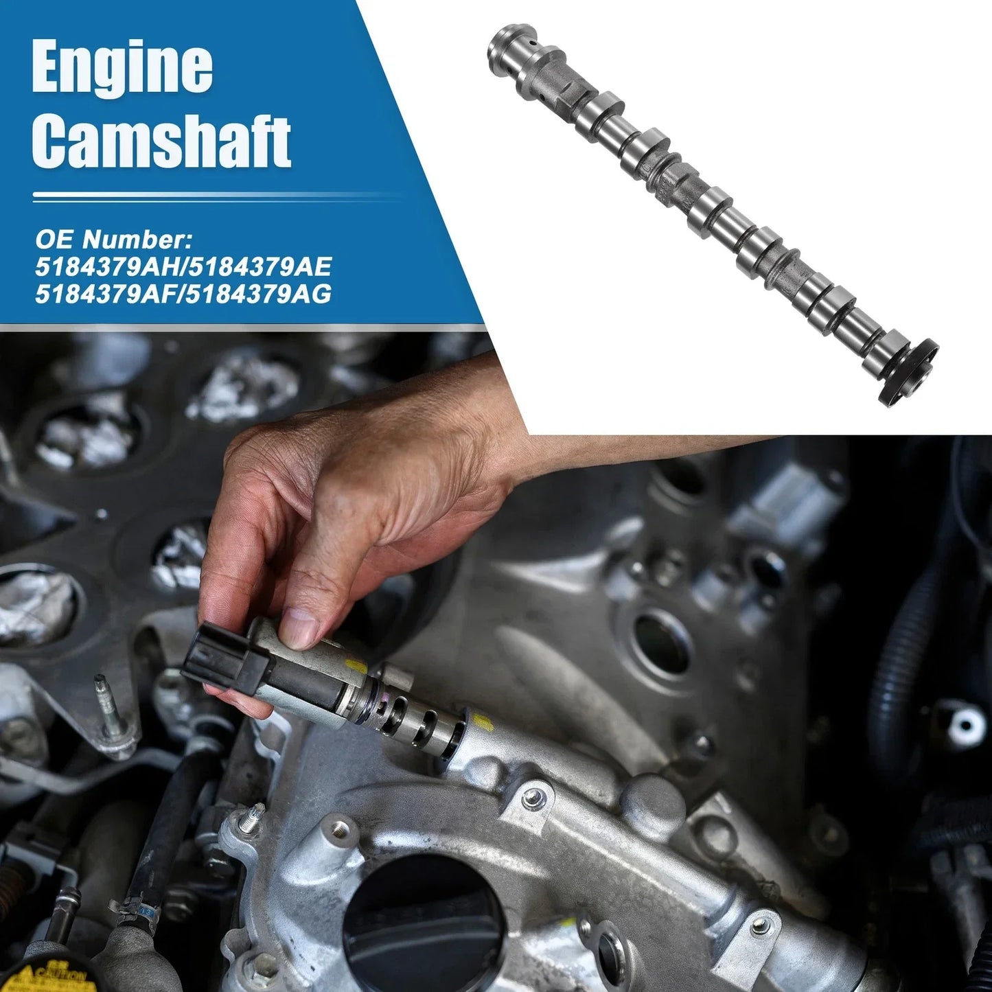 Intake Camshaft for Dodge (2011-2019) - Silver Tone, 1 x Piece