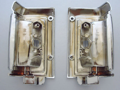 Chrome Corner Light Signal Indicators for Nissan Navara D21 Pickup (1995-1997)