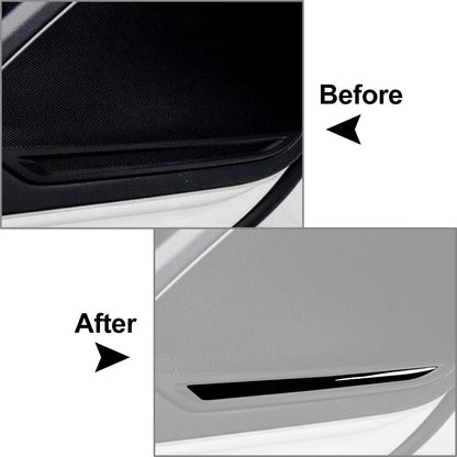 Interior Door Audio Speaker Horn Cover Trim for Audi A4 B9 A5 S4 RS4 (2017-2023)