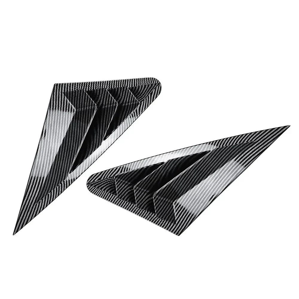 Carbon Rear Window Louver Cover Trim for Audi A3 S3 RS3 Sedan (2014-2020)