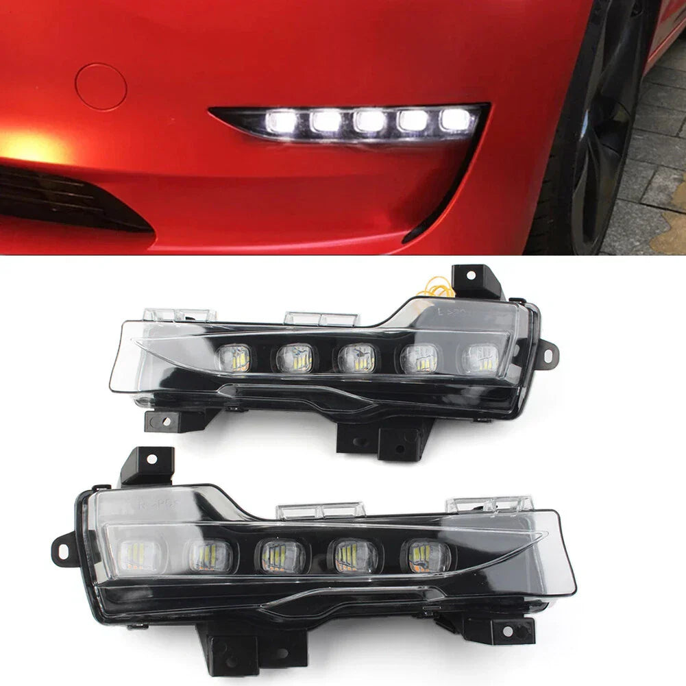 DRL Fog Lamp Daytime Running Light for Tesla Model 3, Model Y (2017-2024)