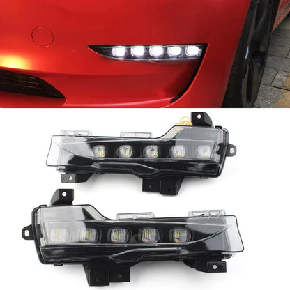 DRL Fog Lamp Daytime Running Light for Tesla Model 3, Model Y (2017-2024)