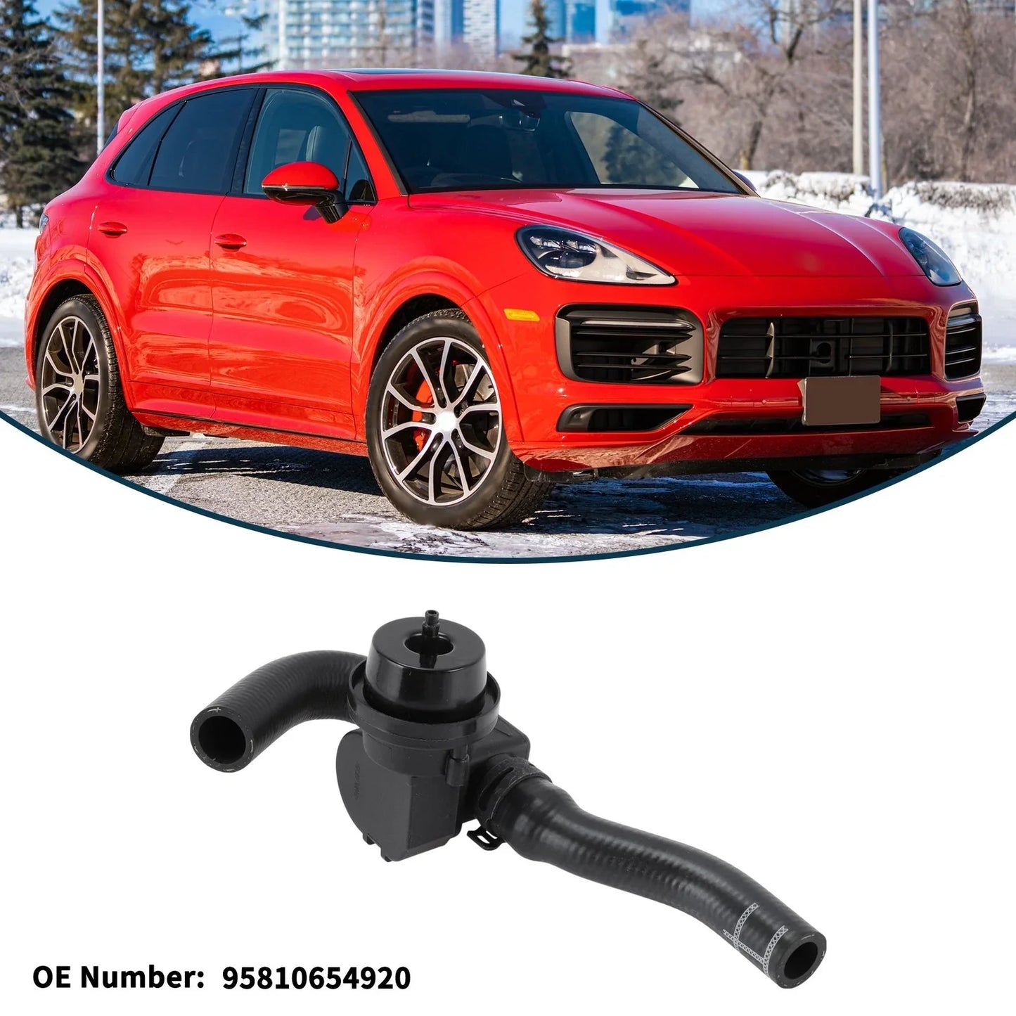 Radiator Hose for Porsche Cayenne 2011-2017 - Fits Coolant Tube