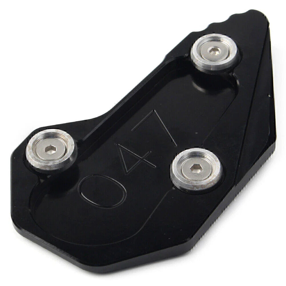 Black Kickstand Extension Pad for BMW R1200R R1200RS (2015-2016)