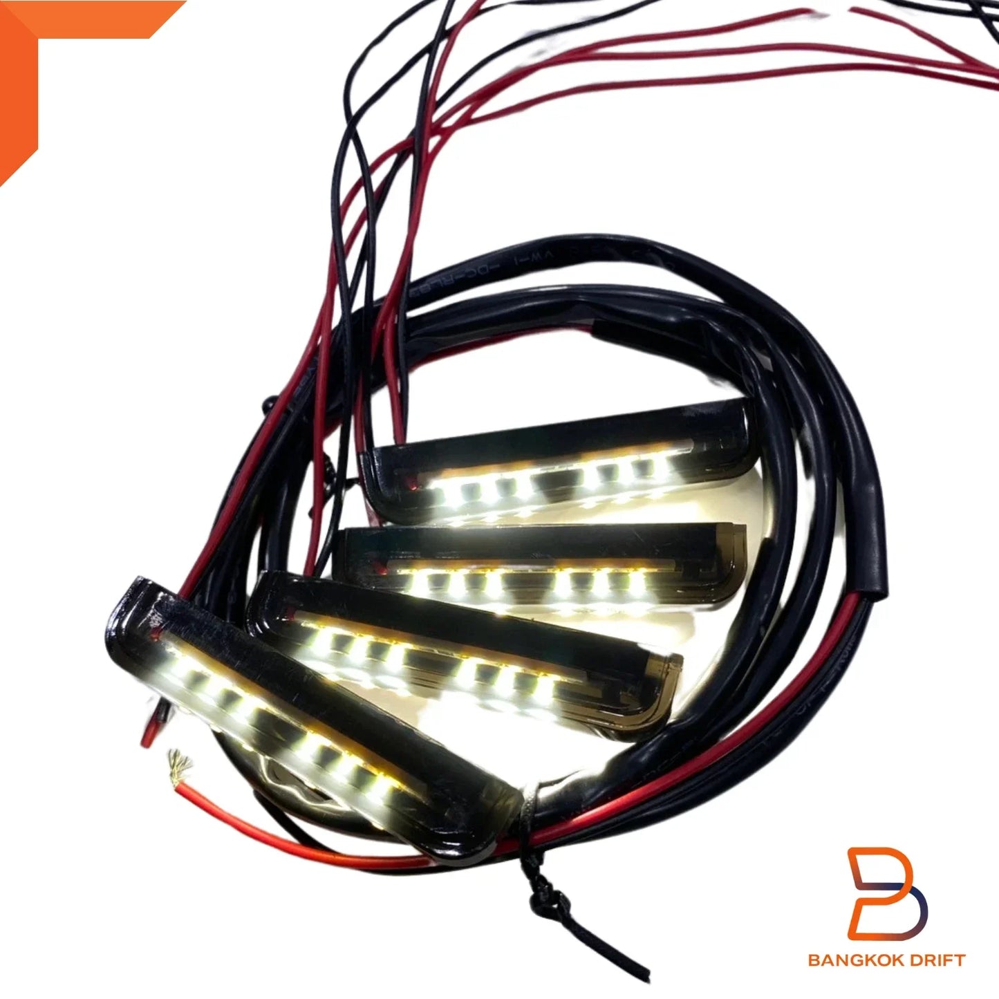 4PCS White LED Front Grille Lights for Ford Ranger Raptor (2022-2025)
