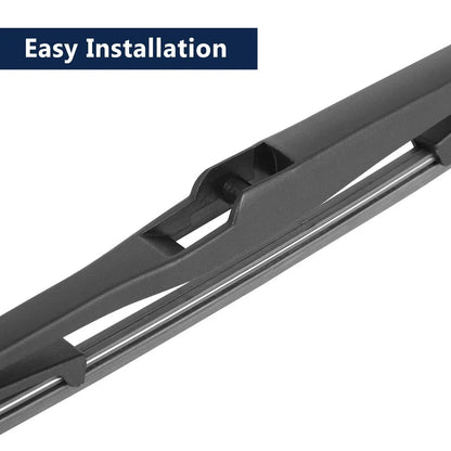 Rear Windshield Wiper Blade Arm Set 16 Inch for Lexus RX450h (2009-2017)