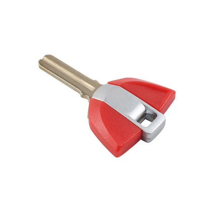 Uncut Blade Blank Ignition Key Red for BMW R1200GS S1000RR F800GS (2004-2023)