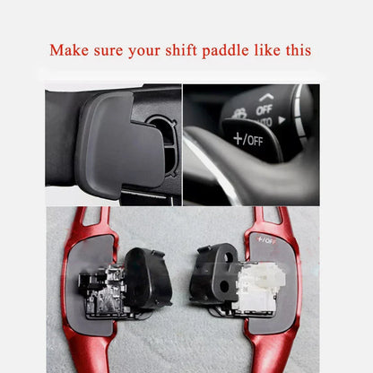 Steering Wheel Shift Paddle Extensions for Mazda 3, CX-30, CX-50, CX-60, CX-90, MX-30 (2020-2023)