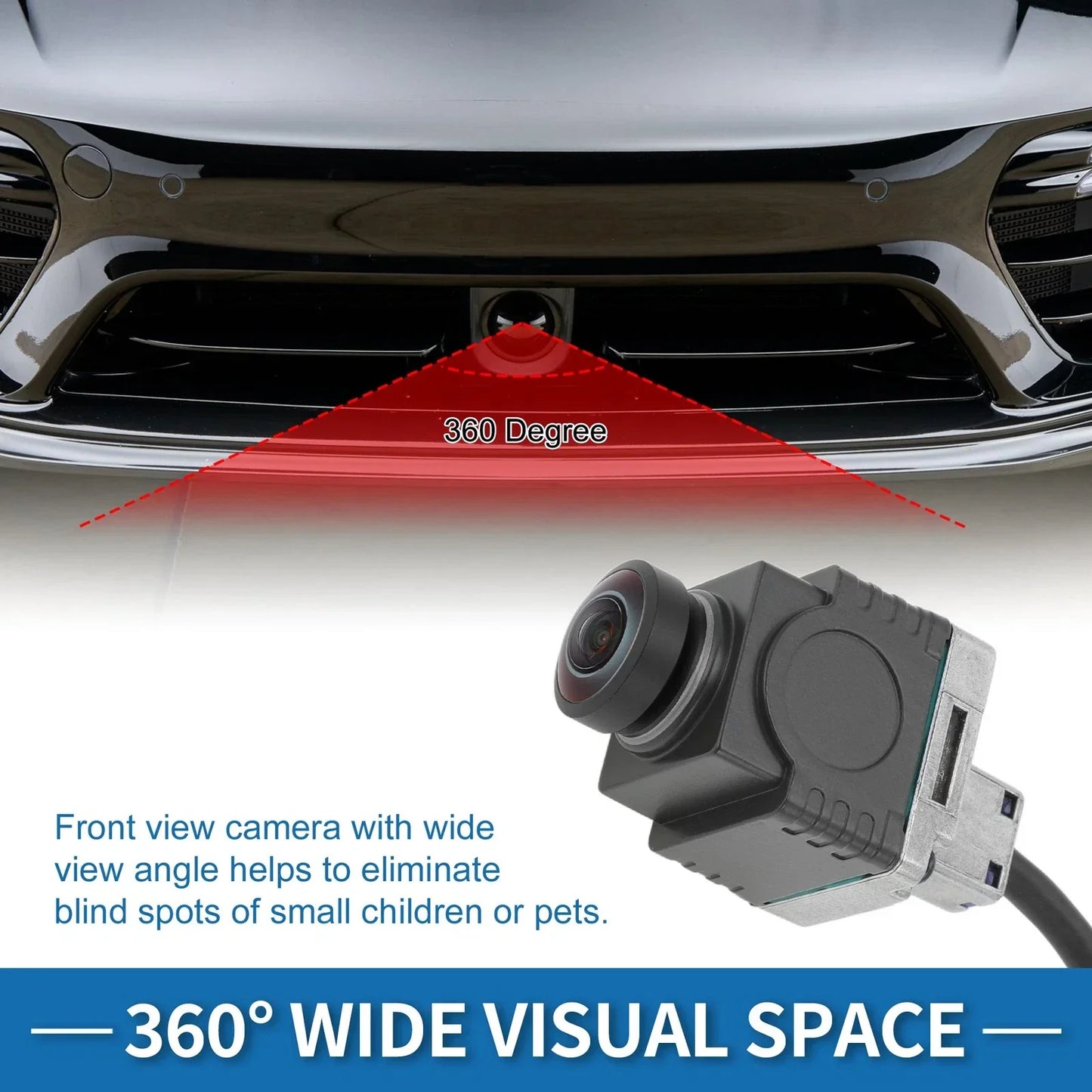Front View Park Assist Camera for Mercedes-Benz W205 W207 W166 W212 (2014-2023)