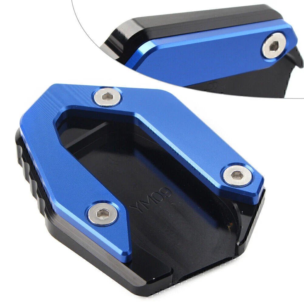 Blue Kickstand Pad for YAMAHA MT09 FZ09 FJ09 TRACER 900 (2015-2021)