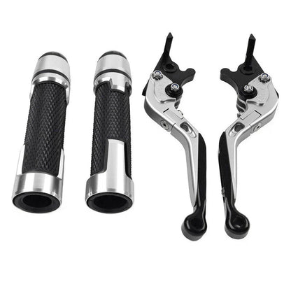 Folding Extendable Brake Clutch Levers & Handlebar Grips for Suzuki TL1000R (1998-2003)