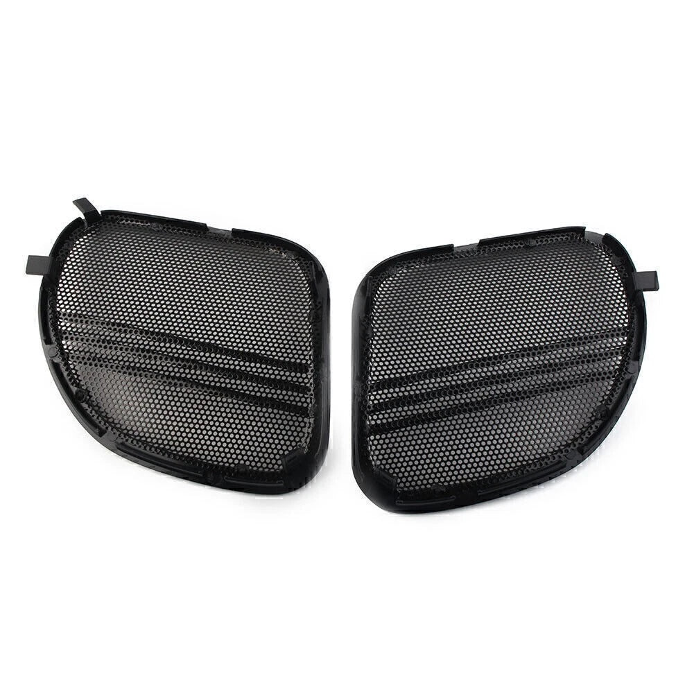 Tri-Line Speaker Grills Covers for Harley Road Glide (2015-2022) Black