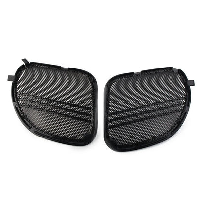 Tri-Line Speaker Grills Covers for Harley Road Glide (2015-2022) Black
