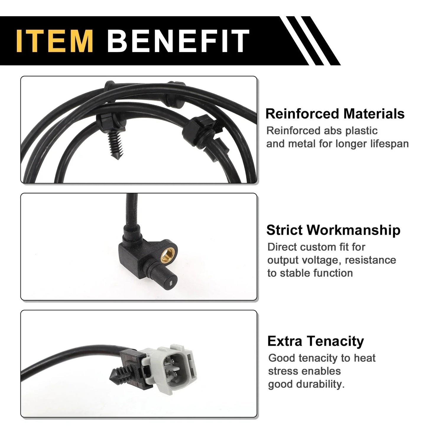 ABS Wheel Speed Sensor for Dodge Ram 1500 Front Left Right (2000-2001)