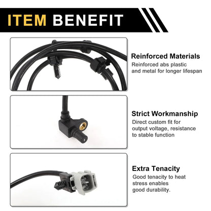 ABS Wheel Speed Sensor for Dodge Ram 1500 Front Left Right (2000-2001)