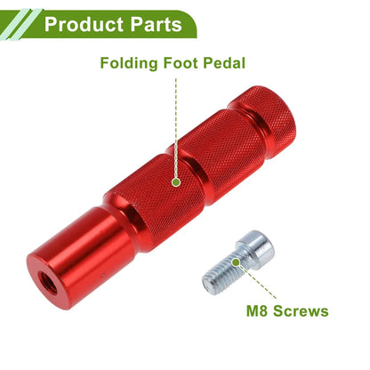 Motorcycle Foot Pegs for Honda Grom MSX125 2013-2020 Aluminum Alloy Red