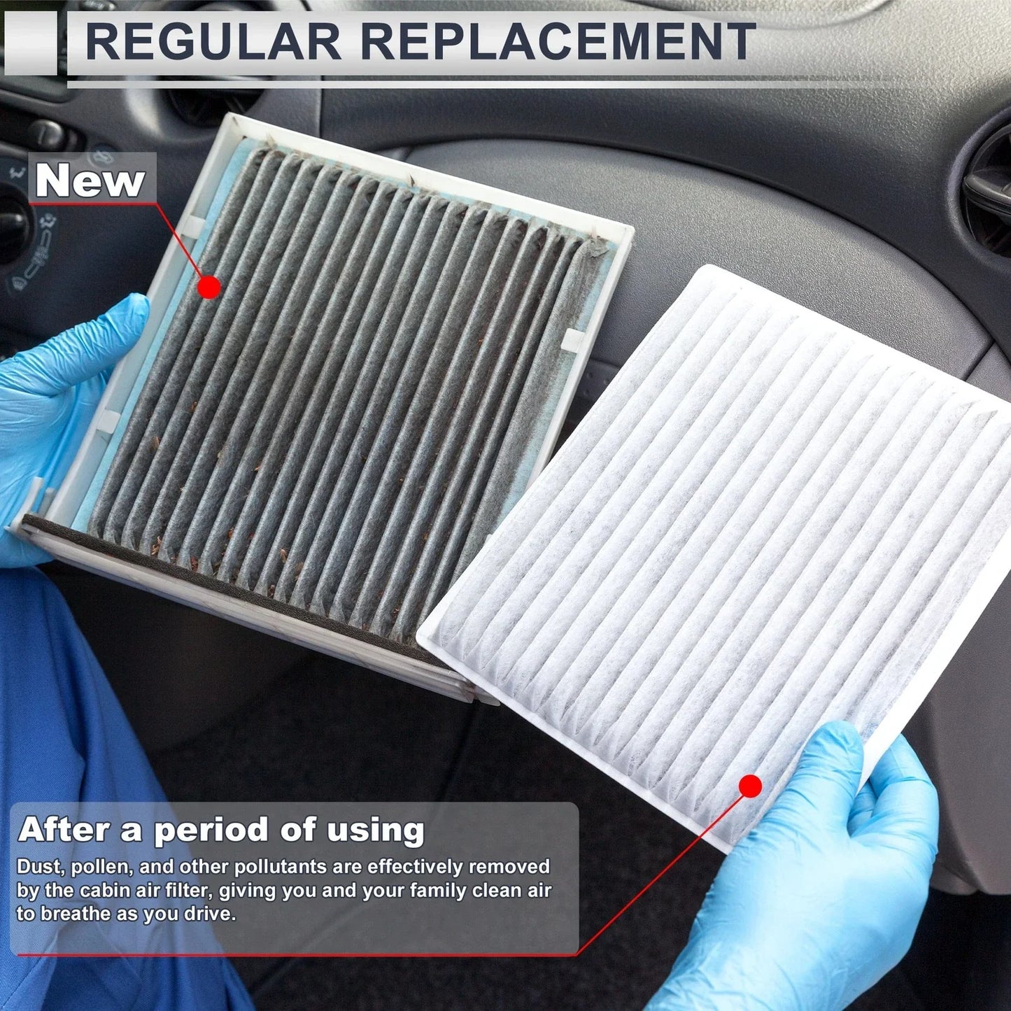 Engine Cabin Air Filter Combo for Honda Pilot 3.5L (2016-2019)