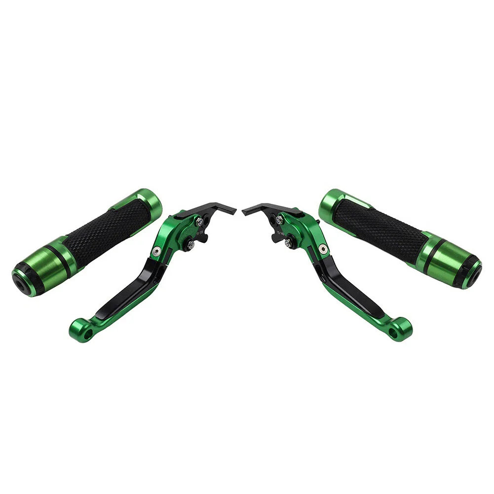 Extendable Brake Clutch Levers & Handlebar Grips for Kawasaki ZX6R/636