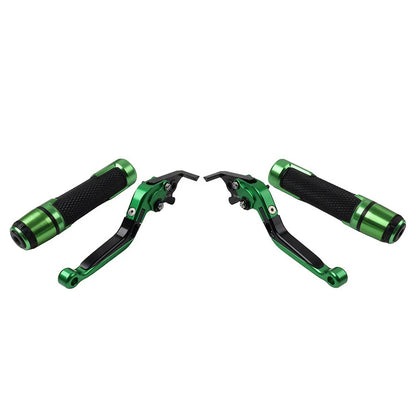 Extendable Brake Clutch Levers & Handlebar Grips for Kawasaki ZX6R/636