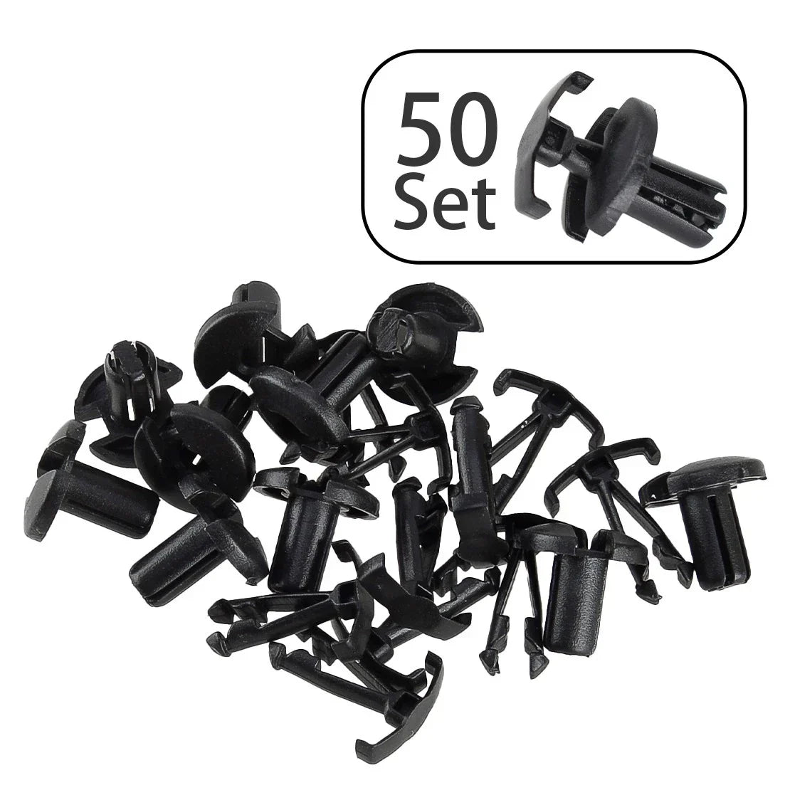50 x Bolt Fastener Clip Rivets for Honda Motorcycle (Fits 90683-GAZ-003)