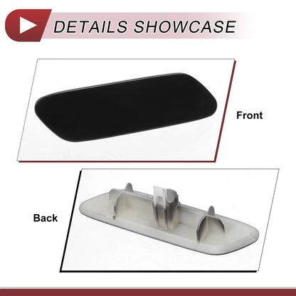 Front Right Washer Nozzle Cover for Lexus RX350 (2016-2019) Black 1 x Cap